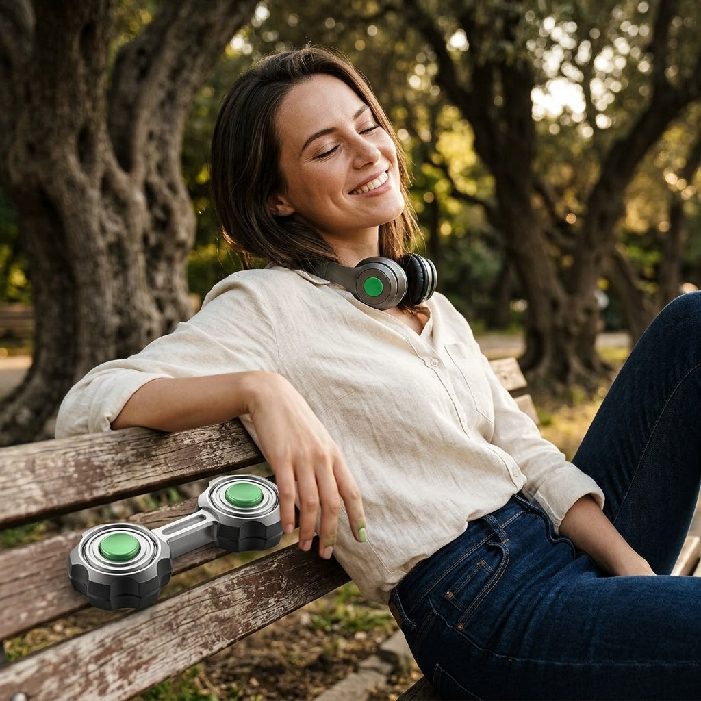 Metal Fidget Spinner for Focus & Stress Relief