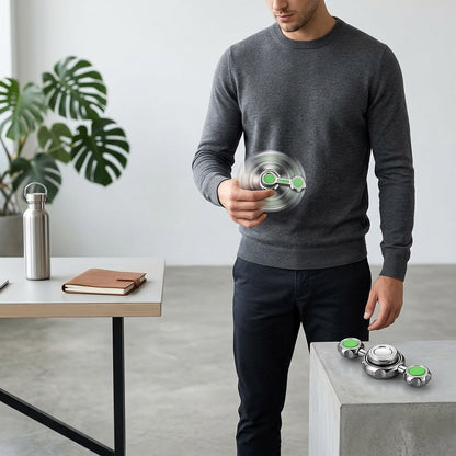 Metal Fidget Spinner for Focus & Stress Relief