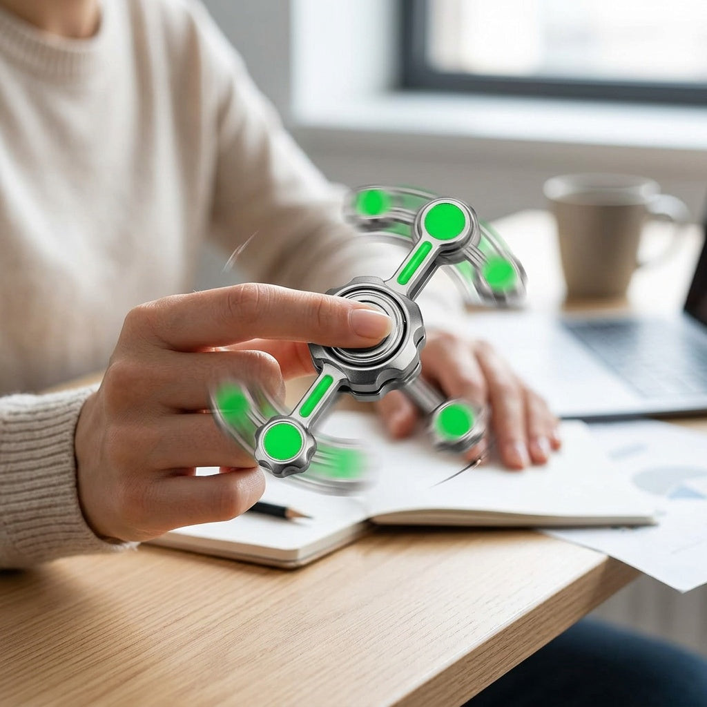 Metal Fidget Spinner for Focus & Stress Relief