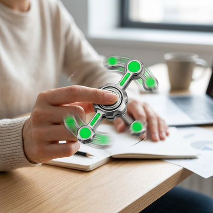 Metal Fidget Spinner for Focus & Stress Relief