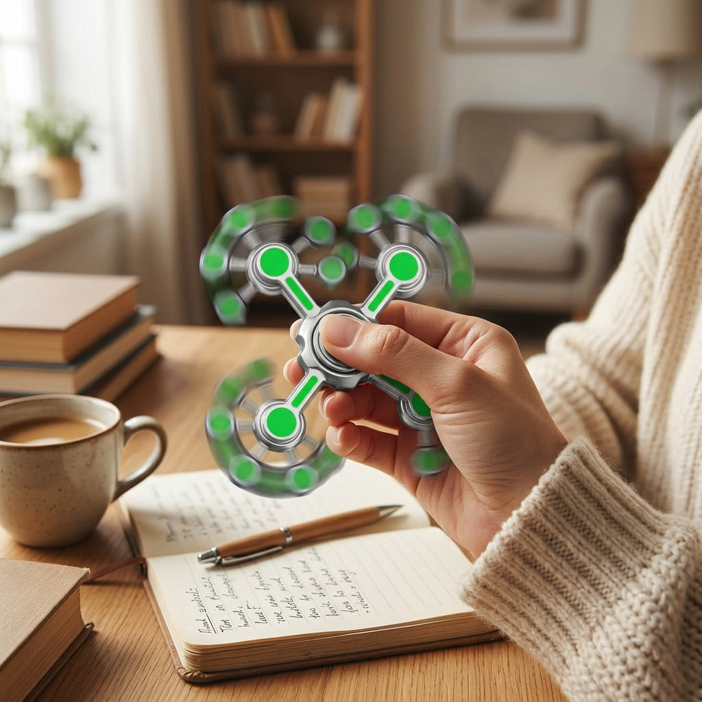 Metal Fidget Spinner for Focus & Stress Relief